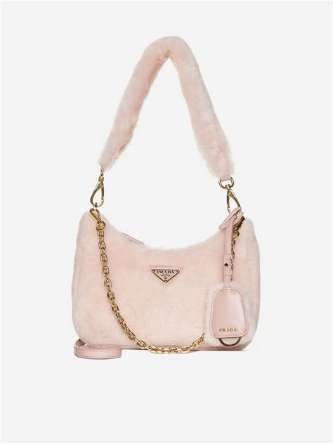 prada re edition shearling bag|Prada Re.